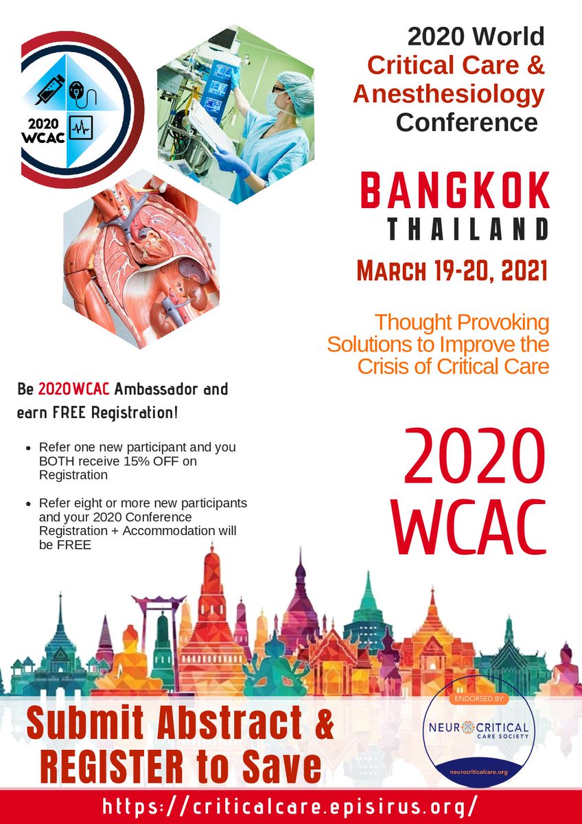 WCriticalcareAC's tweet photo. Conference Flyer of 2020 World Critical Care and Anesthesiology Conference (2020WCAC) #2020wcac #confereceflyer #esevents #episirusscientifica #medicalconference #medicalevent https://t.co/GX7qwU7aTX