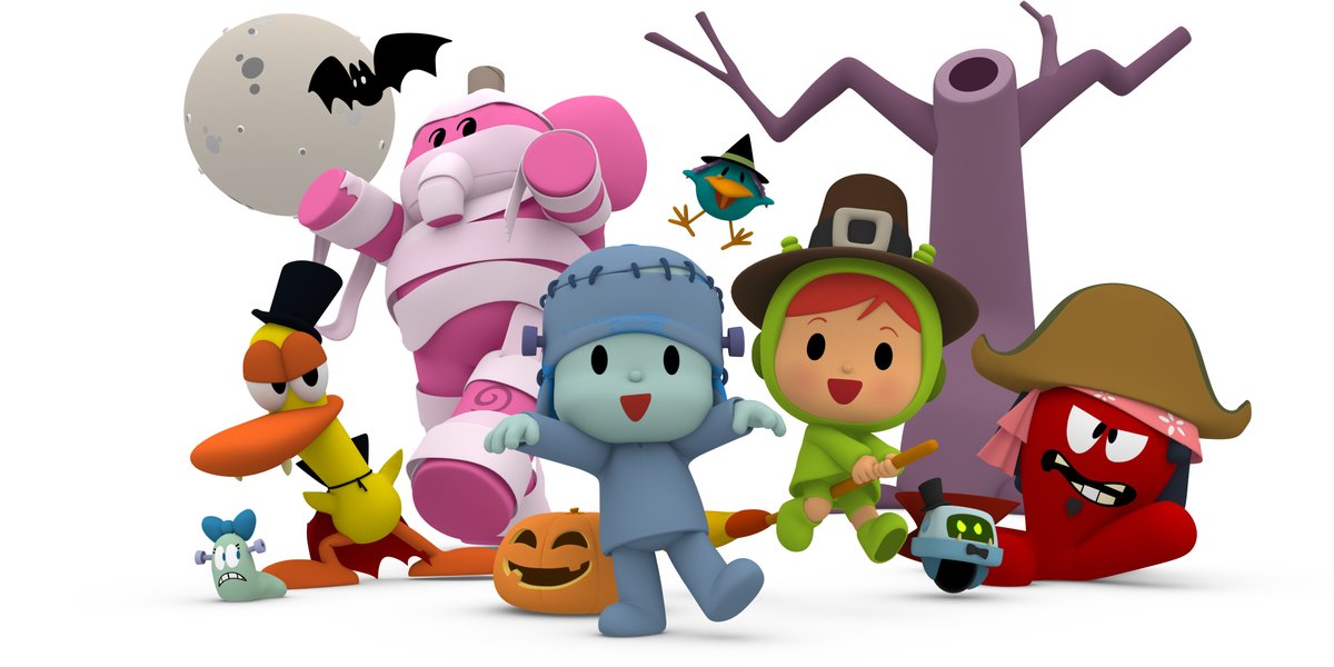 Familiar Disponible Hacer un nombre Zinkia Entertainment sur Twitter : "Además del los episodios habituales,  @Clan_tve celebra mañana #Halloween con @pocoyo_es con dos pases del  especial "Pocoyo Halloween: Spooky Movies for Kids" (a las 8.00 h. y