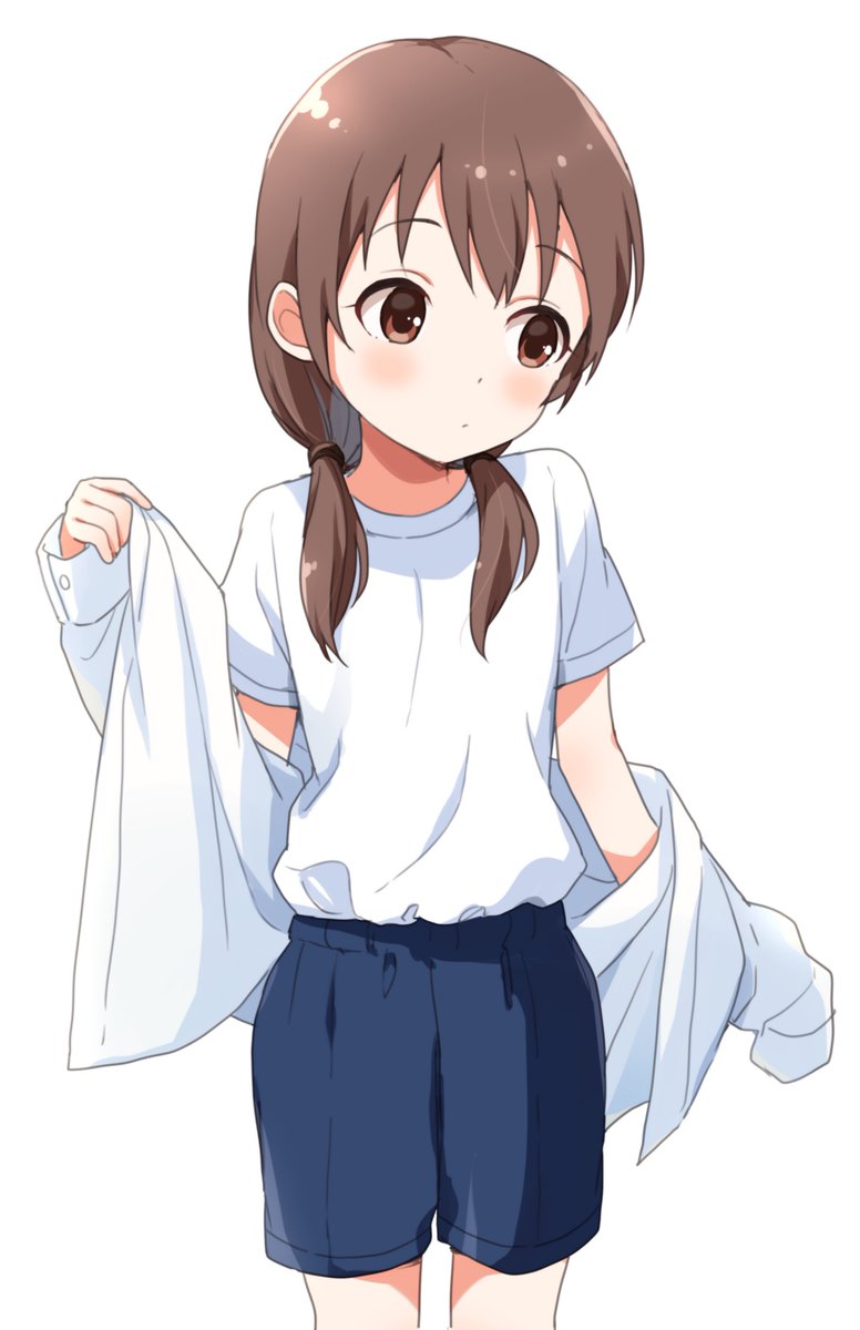 ぶち No Twitter お題箱 体操服の上にブラウスを着ようとしている女の子 ぶち No Twitter お題箱 体操服の上にブラウスを着ようとしている女の子