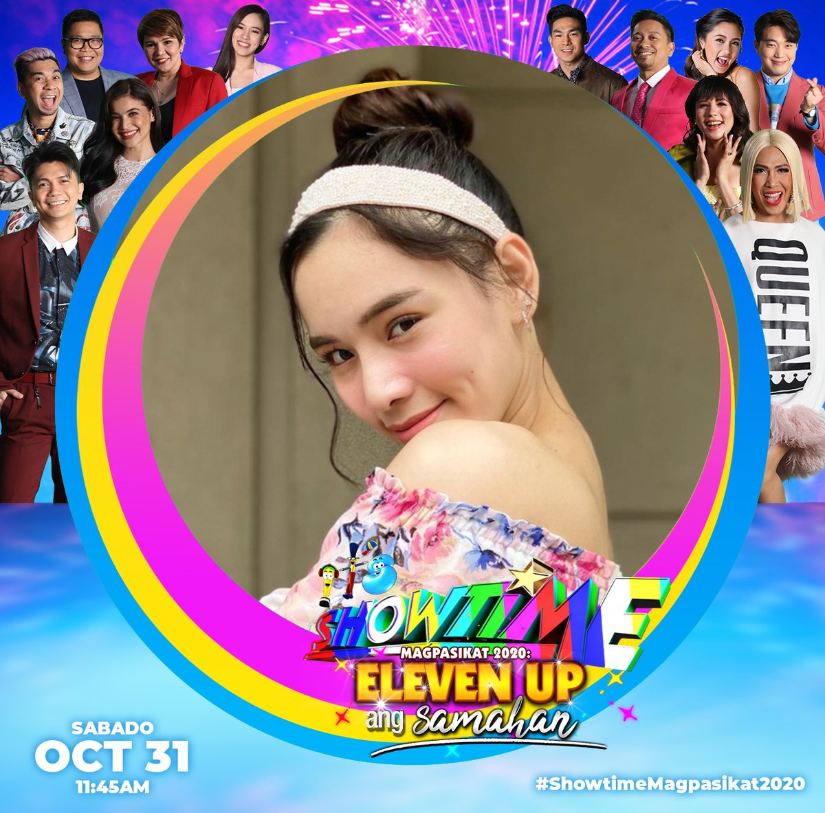 itsShowtimeNa's tweet photo. ⭐️ Madlang People! Maki-Eleven-Up Profile Picture Frame na with Team Vhong, Amy, and Jackie on Facebook at sabay-sabay nating i-ONSElebrate ang #ShowtimeMagpasikat2020 bukas! 

TRY IT HERE: https://t.co/qJGGDtkOXA https://t.co/VTv1azcV52
