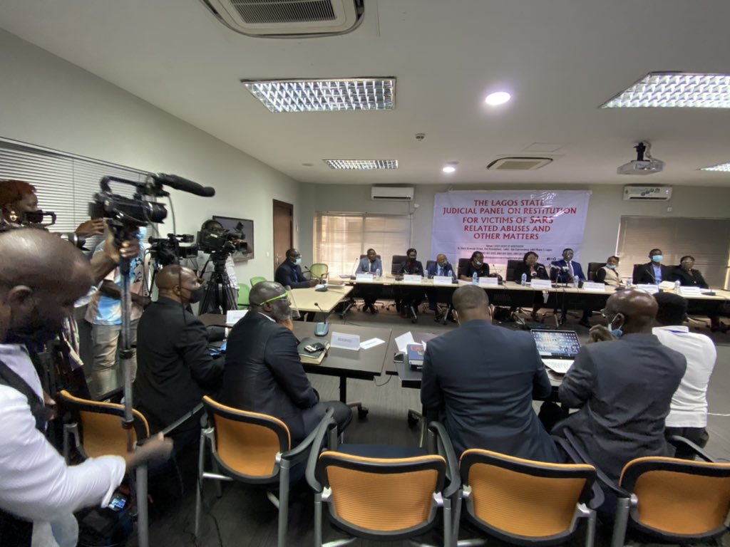 The Lagos State government has also sent a 4-person legal team. Not sure why they’re here, but we will see.