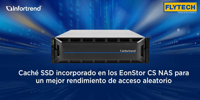 FlytechSA's tweet photo. Los sistemas EonStor CS de @Infortrend cuentan con el Caché SSD incorporado para un mejor rendimiento de acceso aleatorio. Te lo contamos todo en nuestra newsletter https://t.co/EFzp5WDl8U #Infortrend #EonStorCS #solucionesIT #SSDCache https://t.co/WLPQJwmdFH