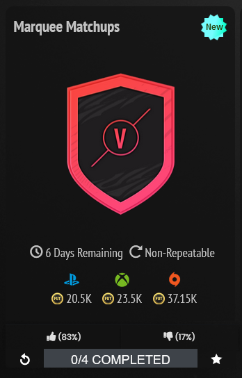 ✨𝙔𝙚𝙣𝙞 𝙎𝘽𝘾 ✨

Geçtiğimiz haftanın maçlarından oluşan bu SBC setini tamamlamayı ihmal etmeyin. Çok büyük olasılıkla sıfır maliyet veya 5K'nın altına tamamını bitirebilirsiniz. Büyük ödüller çıkmasa bile kulüpte oyuncu biriktirmek açısından önem arz ediyor. 👍

#Fifa21 #SBC