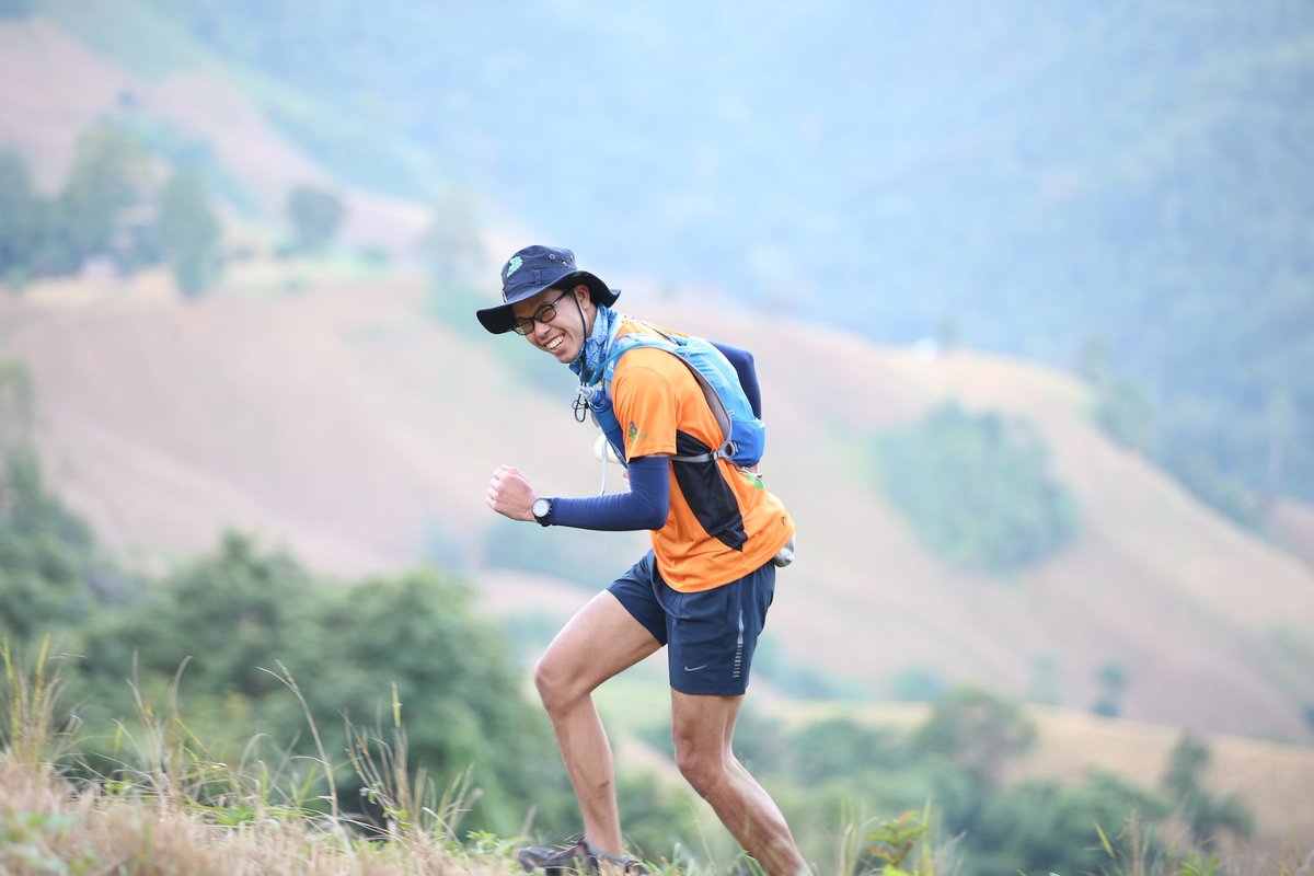 NaiInRunning's tweet photo. 😁😆 ร่าเริงสุดเเหละ 😉🤪 
วิ่งเเล้วมีความสุข สดชื่นตลอดเวลา อากาศดี วิวก็สวย โอ้ยสุด 😊☺

#พิชิตUTN 
#utn100 #ultratrailnan2020 
#ultratrailnan100
#irunutn https://t.co/RCeWzDZPdr