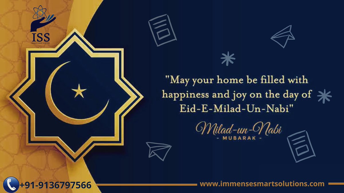 immense_smart's tweet photo. Eid Milad-Un-Nabi is the day that commemorates the birth anniversary of Prophet Muhammed. Muslims pay tribute to the Prophet on this day
Happy #eidmiladunnabi  #eidmiladunnabiﷺ #BulkSMS #bulksmsservice #bulksmsindia #immensesmartsolutions #EidMiladunNabiMubarak https://t.co/RZuezM4dCV