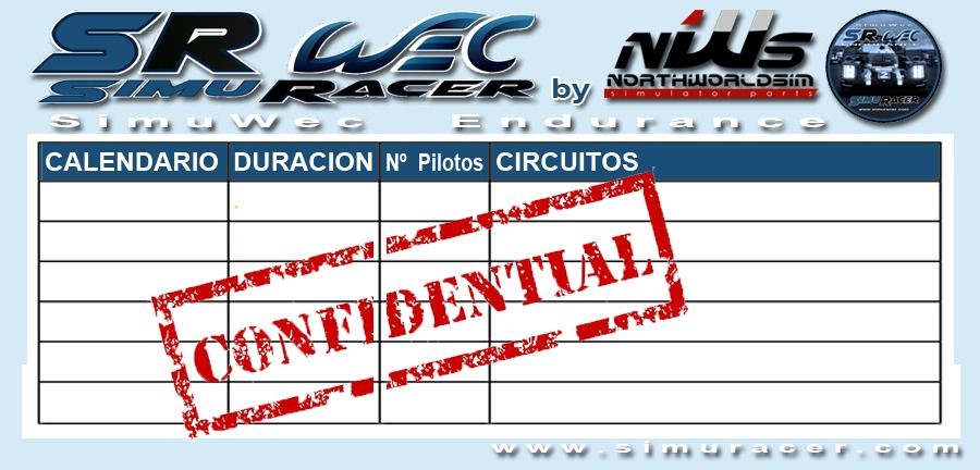 Por fin es viernes!

Como habíamos anunciado, hoy se empezará a dar información del nuevo campeonato (SRWec) . Pero estamos un poco juguetones....lo haremos al estilo 1,2,3 !

Por 70❤️ y 70🔃 rellenaremos una columna mas de la foto.

Aceptáis el juego??

#assettoCorsa #SRWec