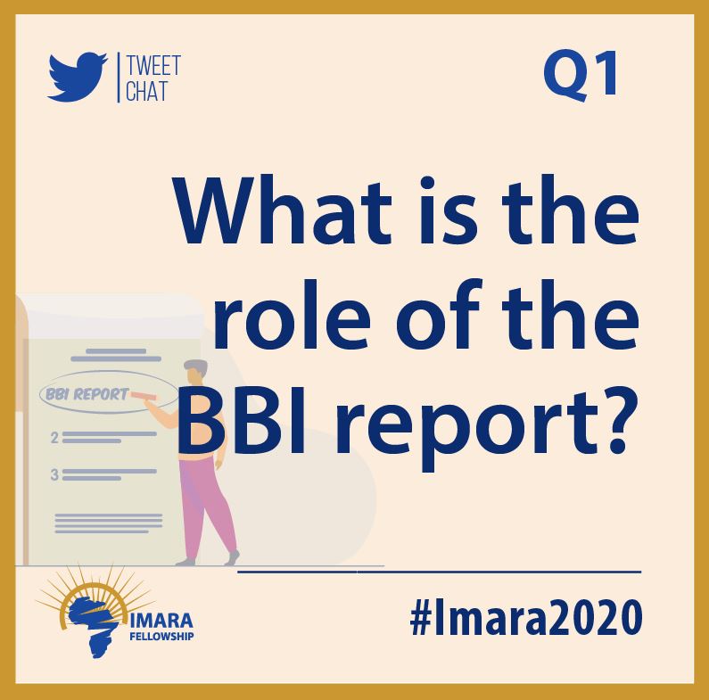 So, what's BBI?
@williamswanjohi
@MurkomenDaniel
@musila_winfred
@BoreShla
@mugeni_m
@AbukayoM
@kalumemorris
@BarasaMungami
@JrOtieno
@OgwayoAwimo
@JoelAlexOlang1
@Azeecoptel1
#Imara2020