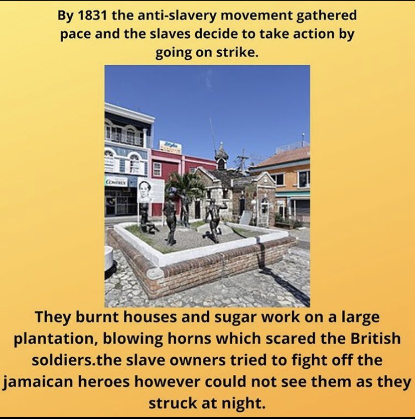 AFWSCLOTHING's tweet photo. #Jamaica #British #slavery #history #BlackHistoryMonth #blackhistory #Rebellion #Blackpower #Africans #blackbritish #afws #history #facts https://t.co/WdwBKTM5at