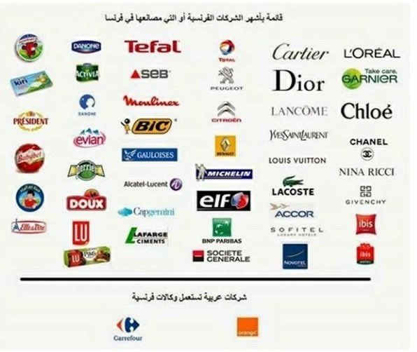 ShefVaidya's tweet photo. Support these brands. #IndiaWithFrance https://t.co/hxXWzLqbLN
