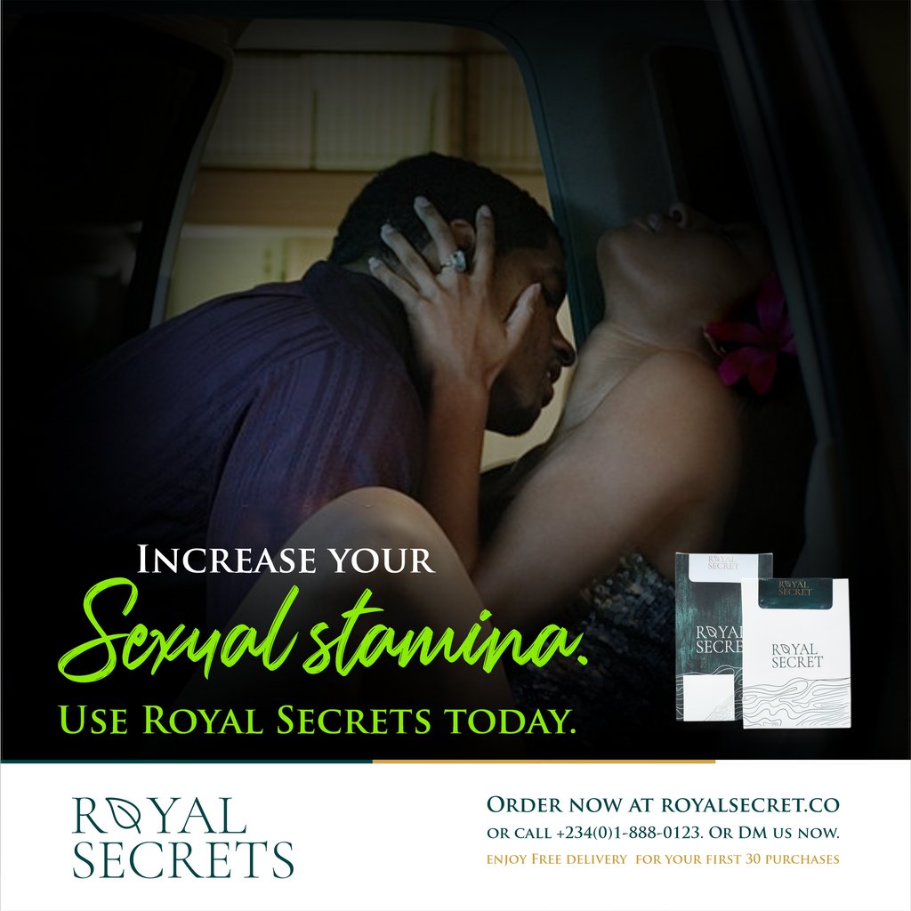 getroyalsecret's tweet photo. Experience increased sexual stamina and longer erection with Royal Secrets. Order yours now at https://t.co/uWw7sKtFCU and get free delivery for your first 30 purchases.

#getroyalsecrets #fridaynight #fridaymood #increaselibido #hardererection #beactive https://t.co/PabznSCGHo