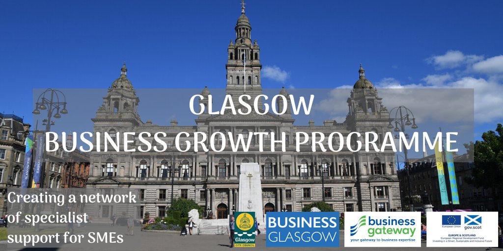 Glasgow_Chamber's tweet photo. The new Business Growth Programme from @BusinessGlasgow provides SMEs access to specialist support to grow and develop their business.
Find out more➡️ https://t.co/N5YBSN6hOr
#GlasgowSME #BGGrow #ESIF @GlasgowCC @BGGlasgow https://t.co/FAF0Rw6diV