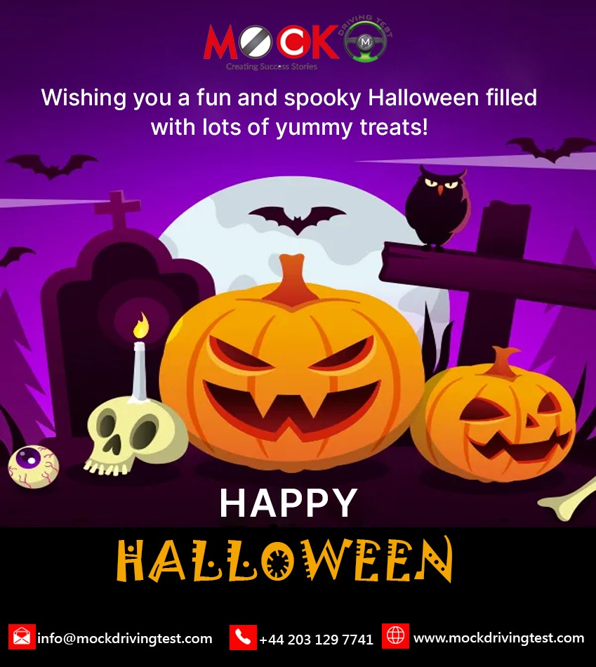 DrivingMock's tweet image. Happy 𝐇𝐚𝐥𝐥𝐨𝐰𝐞𝐞𝐧 W𝐞𝐞𝐤𝐞𝐧𝐝!👻🎃

Buy One Get One at 1/2 Price

To acquire this offer, visit here: mockdrivingtest.com/gift-mock-test 
OR #Call/Whatsapp: +44 203 129 7741

𝘛𝘩𝘪𝘴 offer 𝘪𝘴 𝘷𝘢𝘭𝘪𝘥 till 31st 𝘖𝘤𝘵𝘰𝘣𝘦𝘳 2020 by 𝘮𝘪𝘥𝘯𝘪𝘨𝘩𝘵.
#MockDrivingTest
