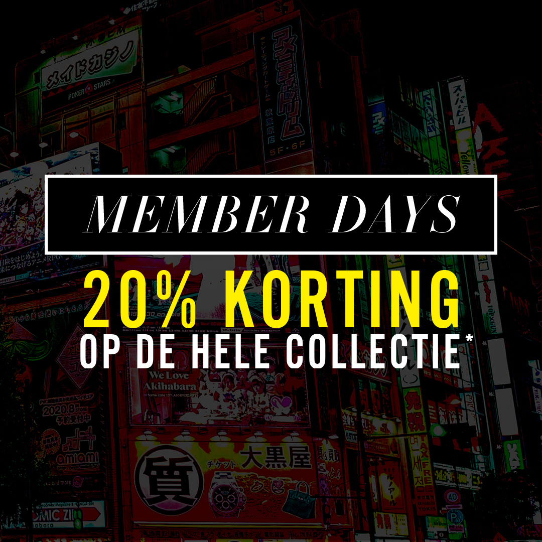 MEMBERDAYS!  Ontvang nu 20% korting op de nieuwe collectie! *op afgeprijsde artikelen ontvang je 10% korting. 
Bekijk hier de collectie; ow.ly/q9pn30rhHhV