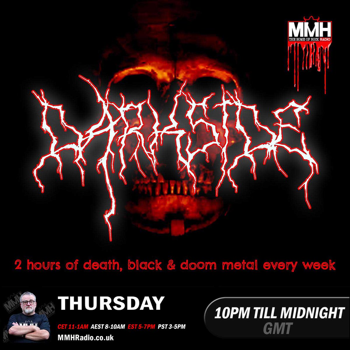 MMH_Radio's tweet photo. This weeks Darkside podcast is ready to rock your underworld with - #kingovwyrms #withoutmercy #Warfect #undergang #soulskinner #lawofcontagion #mongrelscross #kosmogonia #greenwitch #khors #lieinruin
https://t.co/XtDHzzujz6 https://t.co/3zIrE7c7EX