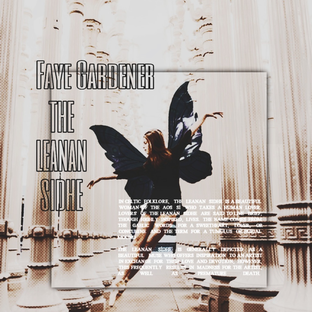 InspiringB3auty's tweet photo. ⠀⠀⠀𝙏𝙝𝙚 𝙇𝙚𝙖𝙣𝙖𝙣 𝙎𝙞𝙙𝙝𝙚 ꧂

("𝘍𝘢𝘪𝘳𝘺-𝘓𝘰𝘷𝘦𝘳";

⠀⠀⠀#Ocrp

; A powerful muse who bestows a gift the ability to create a work of art music, or poetry. Her true purpose is in the creative works she inspires in poets painters and musicians.

 ⠀⠀⠀⠀⠀♡ + ⟲ https://t.co/F0AUJnhmFF