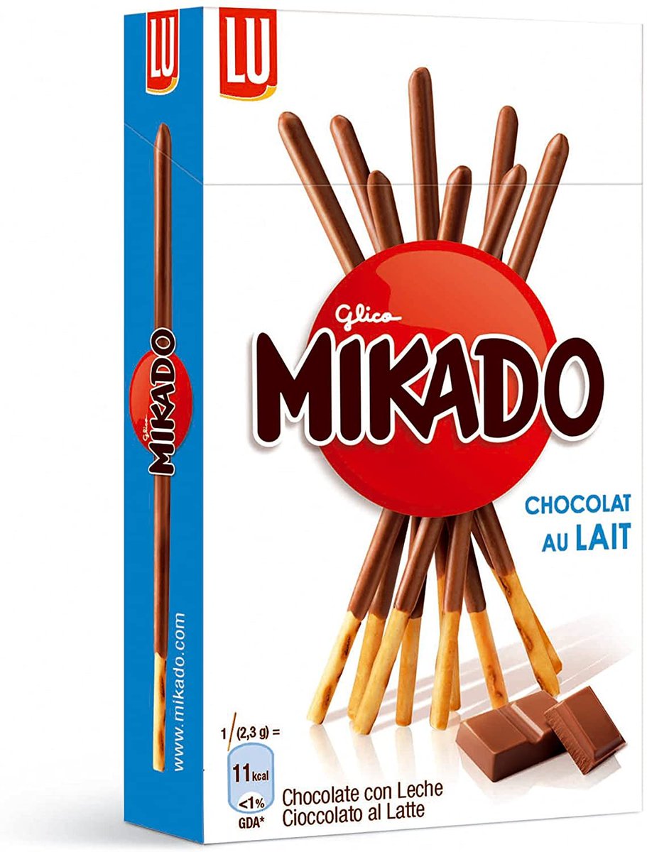Lets' do Pocky first.It's licenced and manufactured in Europe by Modelez as Mikado.It's made in France.2/5