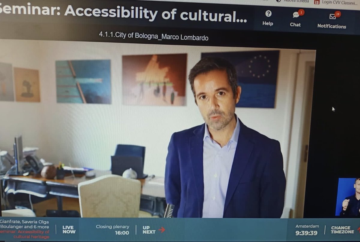 mlombardo81's tweet photo. Speaking on #accessibility of cultural heritage: Bologna Beyond Barriers accompanied our candidacy to the EU #AccessCityAwards2021
We have experimented a path to design a service of inclusive visits in the University Area #RockOpenKnowledge #BoForAll @ROCK_H2020 @comunebologna https://t.co/GysP2rzZcb