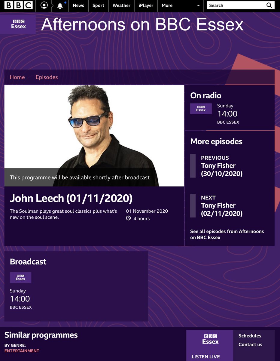 We’re on <a href="/TheLeechy/">John Leech</a>’s show on BBC radio this Sunday with ‘Open Line To Me’. Will it be People’s Choice Champion three weeks in a row? You can help by voting during the show. It’s 2-6pm, we’re on about 4.30. Thanks!! #superdb #retrosoul #bbc #yachtrockmusic #funkymusic