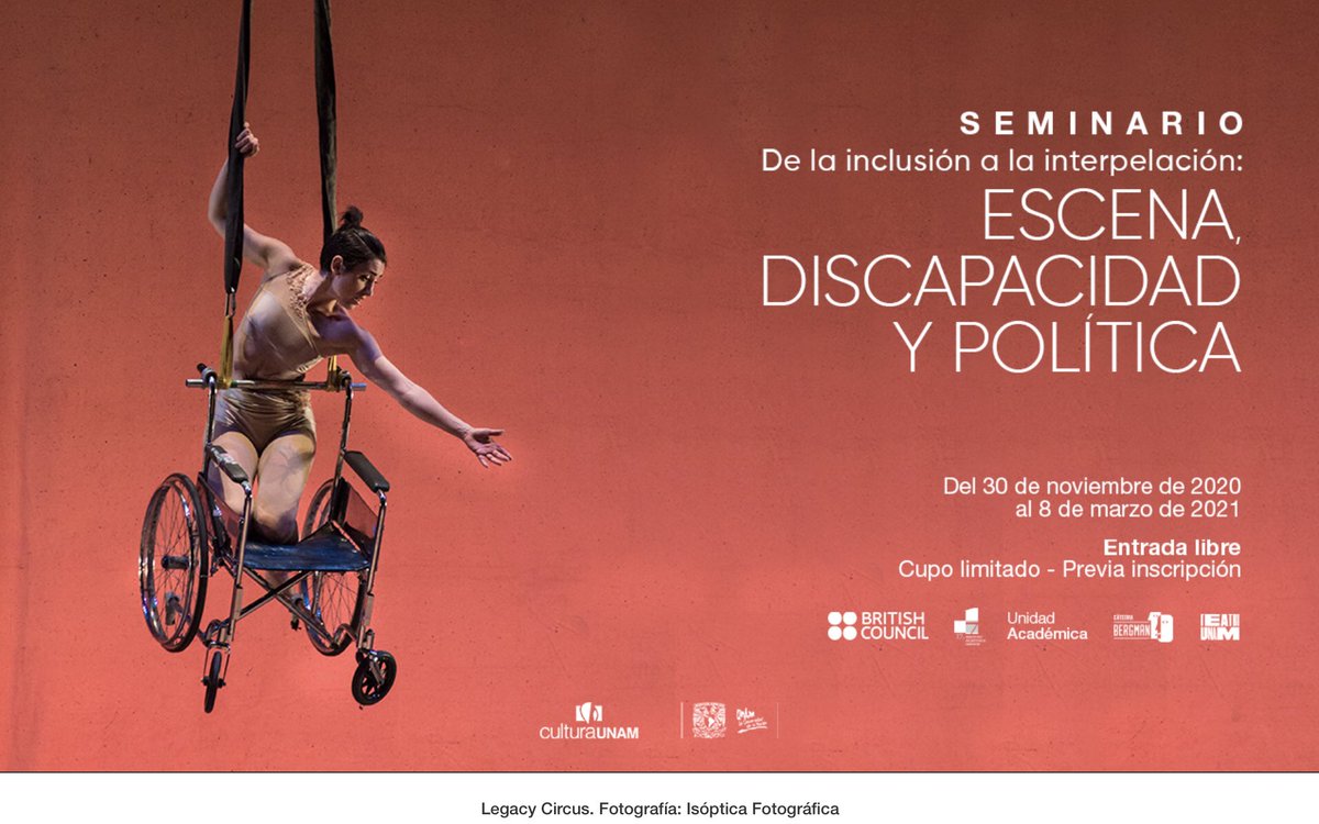 Juan_Melia's tweet photo. #Recomendación
Consulta la programación y participa

➡️ Seminario
De la inclusión a la interpelación: 
escena, discapacidad y política.

➡️ https://t.co/qV6HvIEvZh

➡️ Coorganizan
@mxbritish ⁦@17_instituto⁩ ⁦@CulturaUNAM⁩ @UACulturaUNAM @CatedraBergman @teatrounam https://t.co/JrJIk5nePy