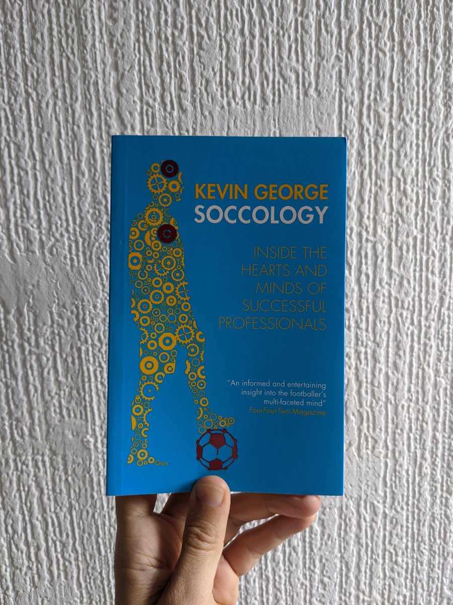 Soccology by Kevin George, published by  @OWNITLDN. If you have an interest in football, this is a fantastic read.  https://ownit.london/shop/soccology-by-kevin-george/