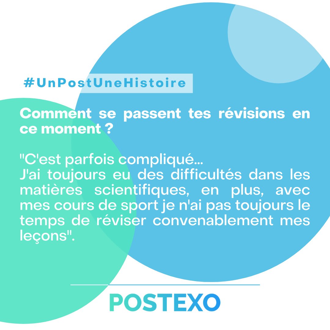 Postexo_app's tweet photo. #UnPostUneHistoire
➡️Découvrez le témoignage de Johannes.
Elle nous explique en quoi l'utilisation de l'application #PostExo est une aide au quotidien pour l'aider dans ses devoirs📚
#Soutienscolaire #revision #bac #brevet #COVID19 #reconfinementsaison2 https://t.co/BVO11E9R8b