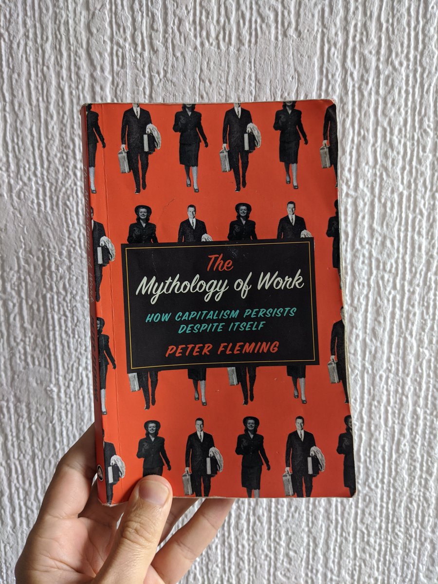 The Mythology of Work by Peter Fleming published by  @PlutoPress - a radical take on why your job is pointless, and what we can do to find meaning in work.  https://www.plutobooks.com/blog/the-...