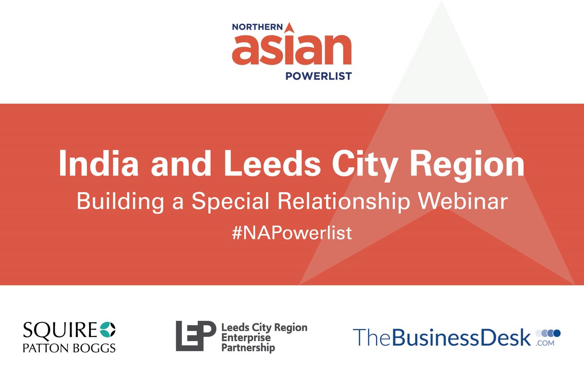 SPB_Global's tweet photo. Building on the successful launch of the #NAPowerlist, this webinar with guest speakers incl. Dr Shashank Vikram, Consul General of India, will explore opportunities to strengthen the existing links between #LeedsCityRegion and #India. 

Find out more ➡️ https://t.co/ktgRU9lL98 https://t.co/wdtSJKkd8P
