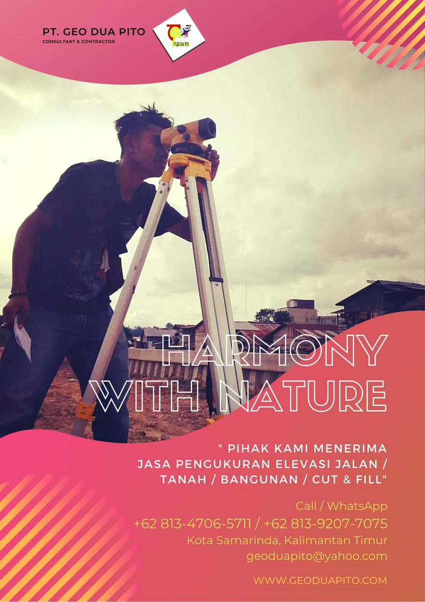 engki_kend's tweet photo. Perbedaan ketinggian tanah permukaan dalam selisih centimeter saja memiliki pengaruh yang cukup besar dalam rencana & realisasi pembangunan diatasnya.
#pengukuranelevasi
#geoduapito
#harmonywithnature
#blessafriend https://t.co/aPurhGnHKH