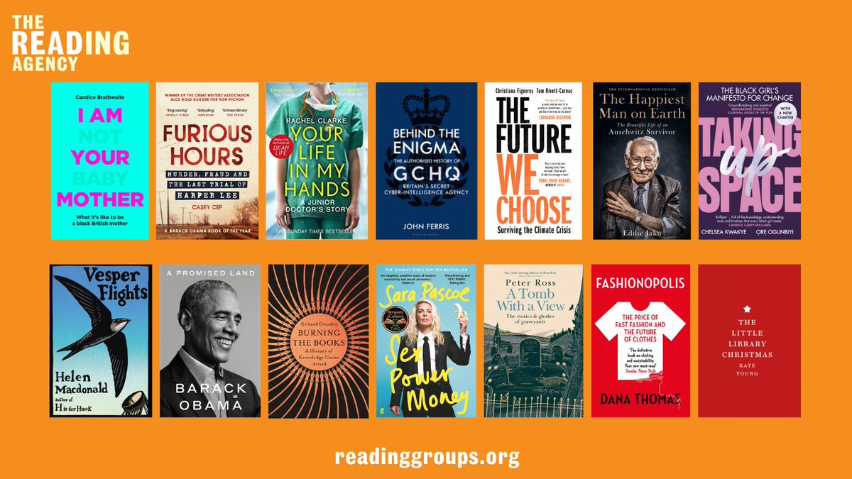 HutchHeinemann's tweet photo. #FuriousHours is in great company on @readingagency November non-fiction list!
Make sure to head over to their channels for more info on this fantastic collection, including our award winning author @cncep
https://t.co/JUvBSRRTwB https://t.co/OtCjLa29e9
