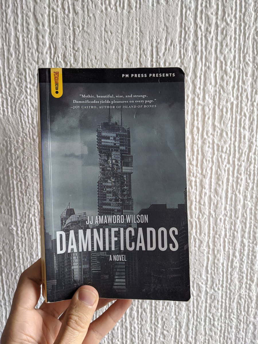 Damnificados by JJ Amaworo Wilson, published by  @PMPressUK. You want socialist thrillers? This is the book to read. Superb.  https://www.pmpress.org/index.php?l=product_detail&p=739