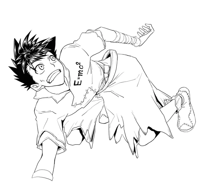 1.セナ(千空Ver)
今回は石衣装祭りです。主人公なので千空で!ヒル魔さんと違って似合ってよかった!誰に誰衣装にするかがふわっとしてるから、考えながら描いていきます。楽しいなー。
#一人きり泥門祭り 