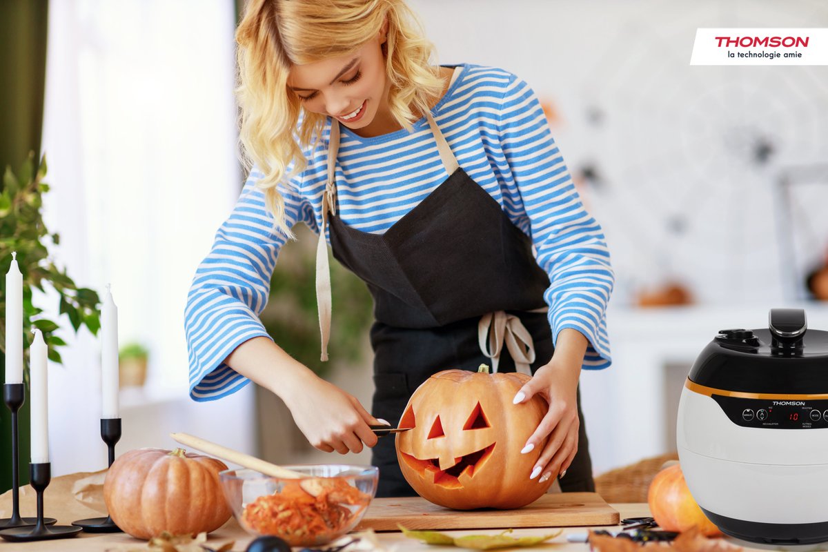 Thomson_FRA's tweet photo. Les citrouilles ne servent pas seulement à décorer les maisons pour #Halloween, on peut aussi les manger !
Voici 5 #Recettes de saison faciles à réaliser avec le #CreacookExpress 👉 https://t.co/a7jDrDAuiu 🎃
#ThomsonÉlectroménager #HalloweenAtHome #ThomsonLeMag #VendrediLecture https://t.co/kItO9Qrp7s