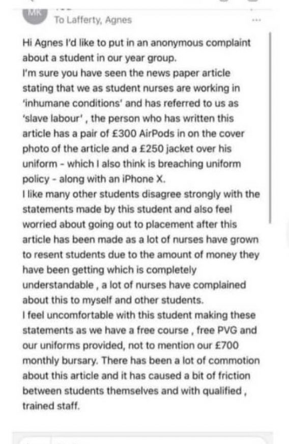  @RichardLochhead  @usedgov  @CaledonianNews  #StudentNurses  #studentlife  #BullyingPreventionMonth    #Glasgow  #glasgowuni  @David_Mackle0