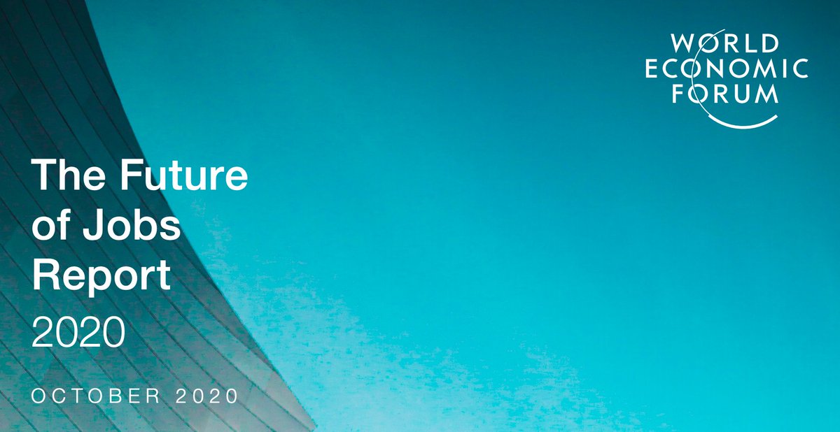 genisroca's tweet photo. The Future of Jobs Report 2020
by World Economic Forum 
(PDF, 163 pàgs, Octubre 2020)

https://t.co/35CQyKd5jr

Ja el tenim aquí, interessant com cada any.
A llegir-lo amb cura... https://t.co/8hRgPHQ6TJ