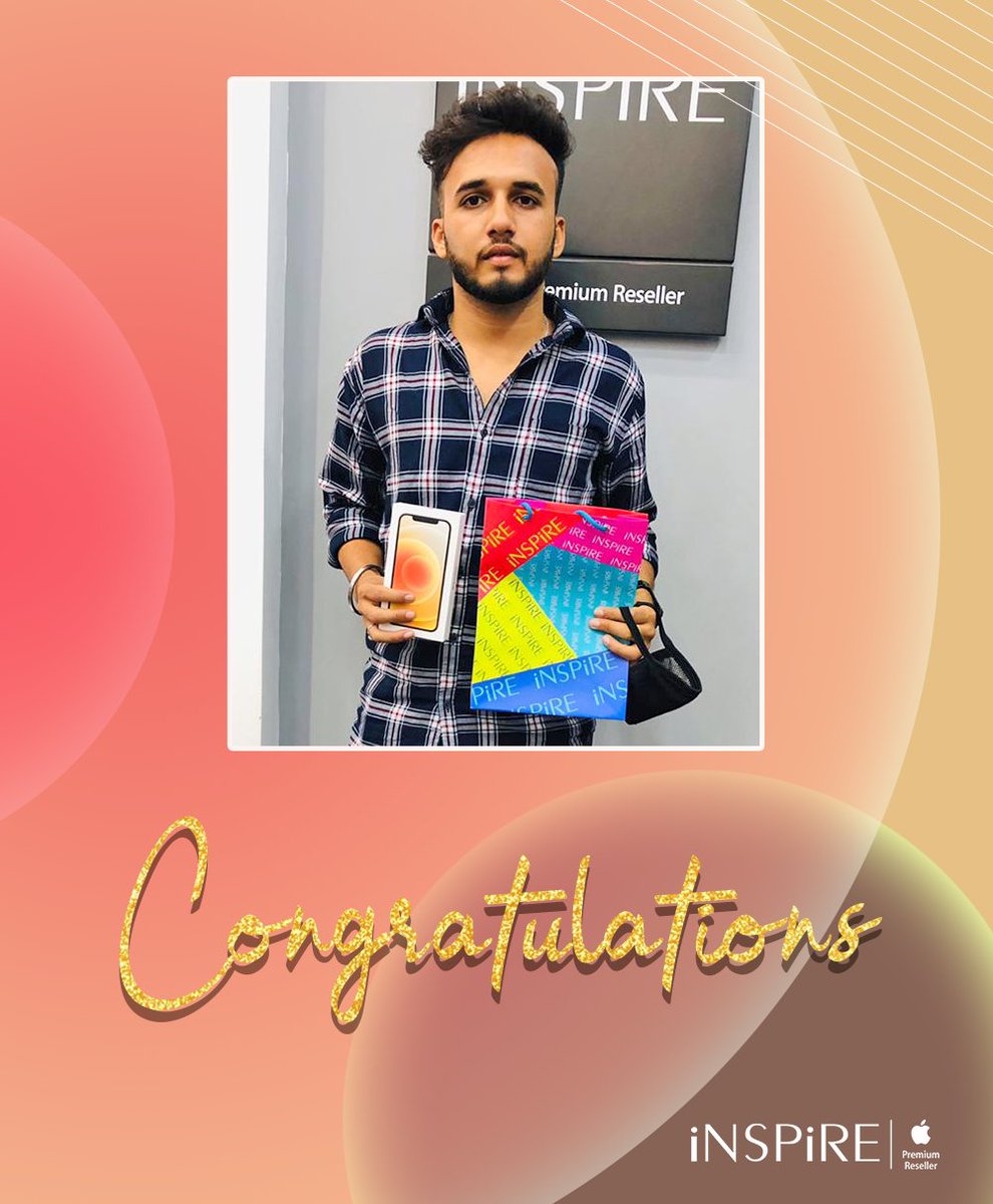 iNSPiREapr's tweet photo. Congratulations on your new iPhone 12
.
.
.
#mynewiphone12 #iPhone12 #iPhone12Pro #happycustomer #iNSPiREKaBharosa #happycustomeralert #happycustomerhere #iPhone12Proudowner #iNSPiRE #iNSPiRENagpur #iNSPiRERaipur #iNSPiREIndore #iNSPiREBhopal #inspireaurangabad https://t.co/R1yGTHj9O0