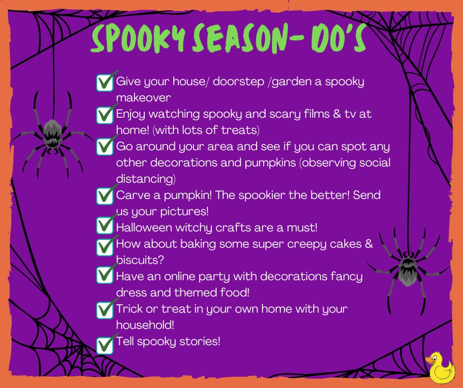 smallwonderspr1's tweet photo. COVID Secure Spooky Season 🎃👻🕷 https://t.co/7d2nl35bhD