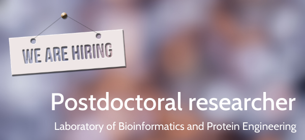 IIMCB_Poland's tweet photo. Laboratory of Bioinformatics and Protein Engineering at the IIMCB, headed by Prof. Janusz M. Bujnicki, offers a position for a 👉 #Postdoctoral #Researcher.
📍 More info: https://t.co/eQzzfg5qQA
📆 Deadline for applications: November 30, 2020.
#JobOffer #IIMCB #job #BujnickiLab https://t.co/pk3ofm4fwT