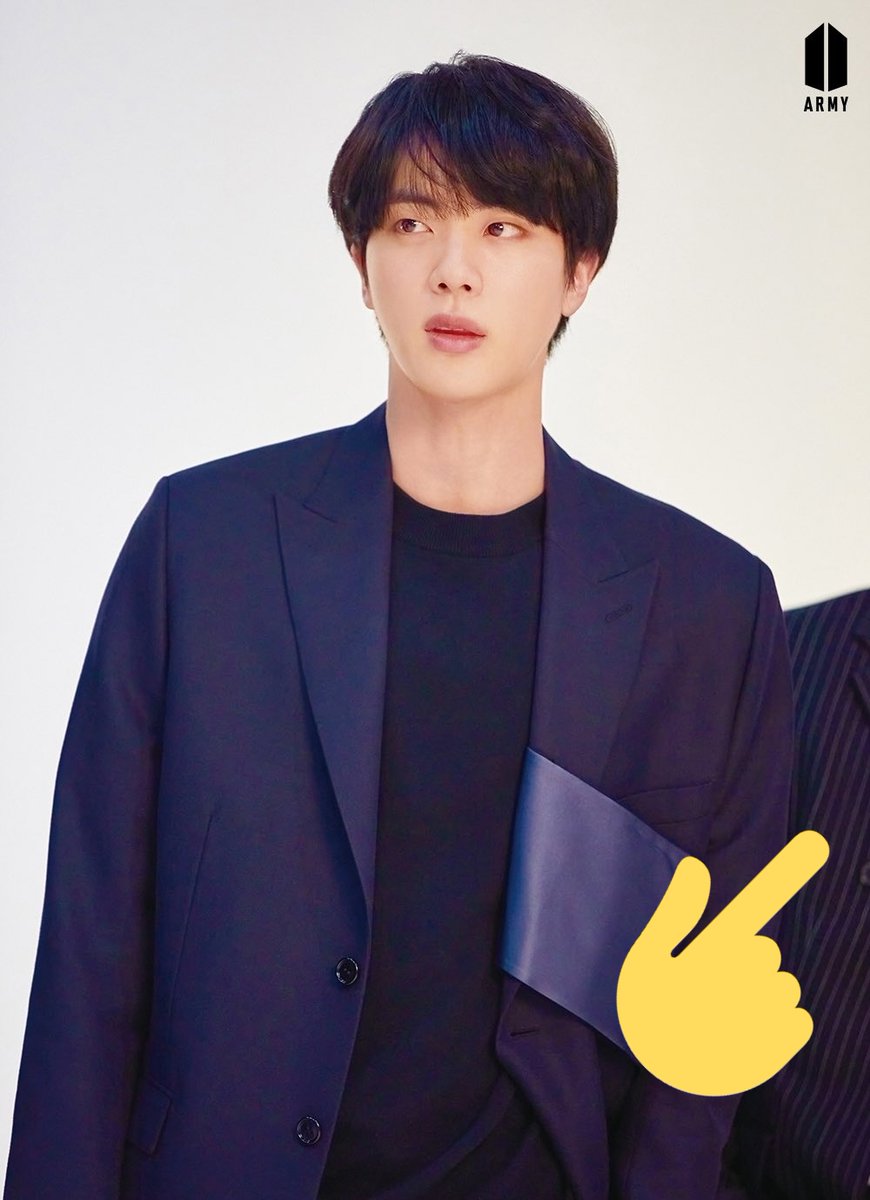 .  @BTS_jp_official  @bts_bighit Why are there no individual pictures for Jin like the other members?Only 2 pictures are individual shots and the other 2 are cropped from group pictures.BTS IS 7. Respect all members equally.