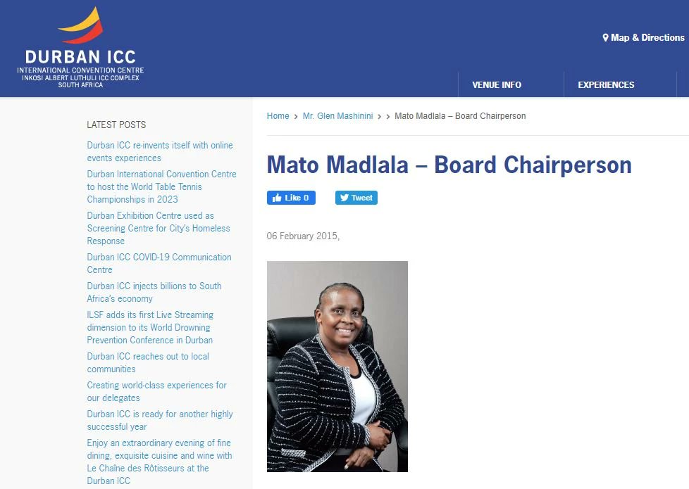Regarding other business interests, Mato Madlala is said to be a director in nine other companies but details are scant. What I did find is that she is a former board member of Cullinan Holdings, a giant of the travel and tourism sector. #KnowYourOwner  #GoldenArrows