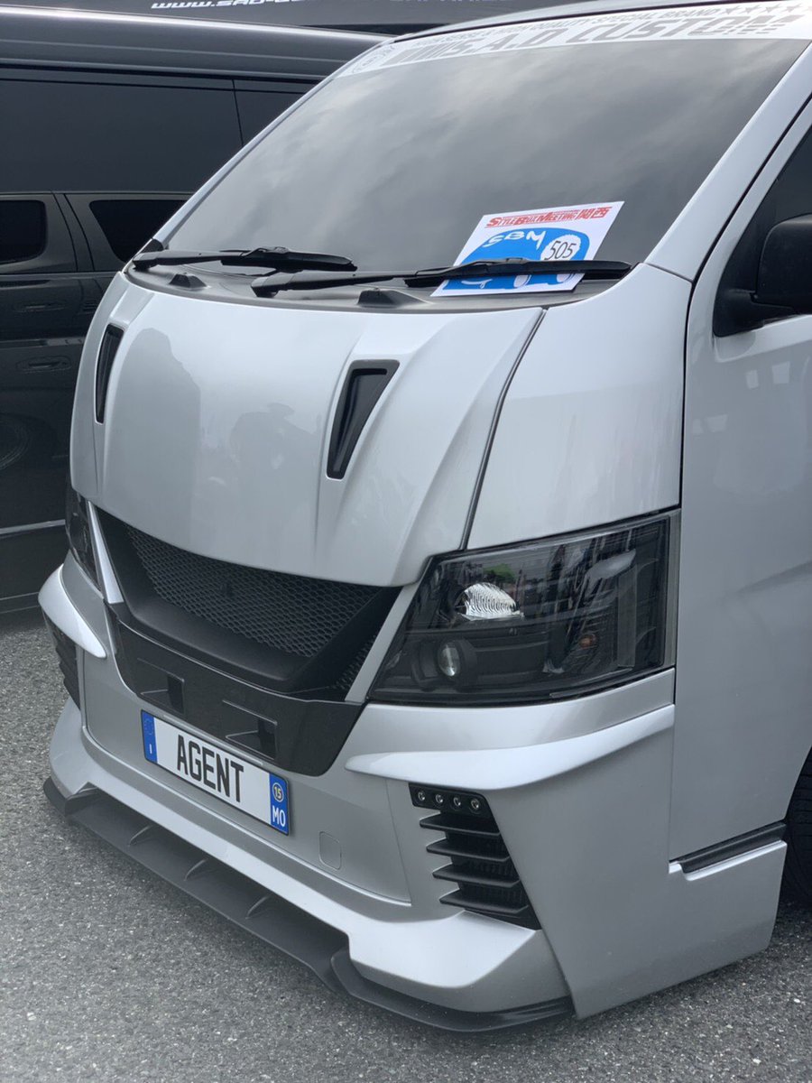 sad_custom_jp's tweet photo. AGENT
#sad #sadcustom #sadcustomjapan #teamsad #agent #stinger #daisy #hiace #200hiace #widehiace #granace #narrowhiace #nv350 #caravan #fabulous #vipcar #vipstyle #stance #outrip #GTR #stancenation #customcar #ハイエース #カスタム #キャラバン #グランエース
@sadcustomjapan https://t.co/G1VAHCq1Nq