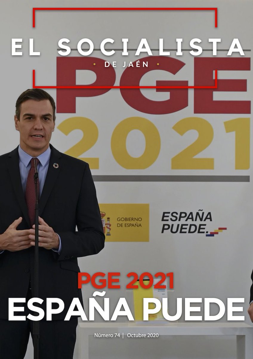 ElSocialistadeJ's tweet photo. 🗞 ¡EXTRA EXTRA!

Nueva edición de #ELSOCIALISTAdeJaén con toda la actualidad política: #PGE2021, Comedores Escolares, pandemia, etc…

📲 Léelo completo aquí ⤵️
https://t.co/FDLqpj4c2h https://t.co/GEvlrglaYZ