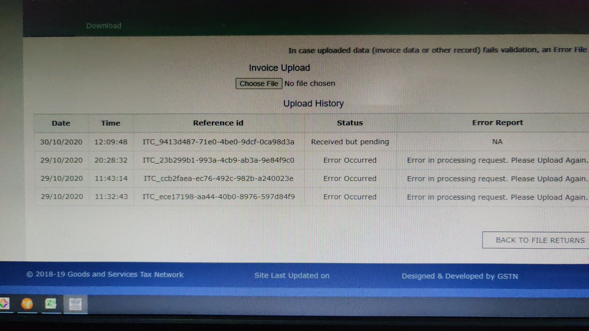 ktkexcise's tweet photo. @gstindia @Infosys_GSTN @GST_Council @askGST_GoI @nsitharaman ITC04 error https://t.co/ooRccFpZEy