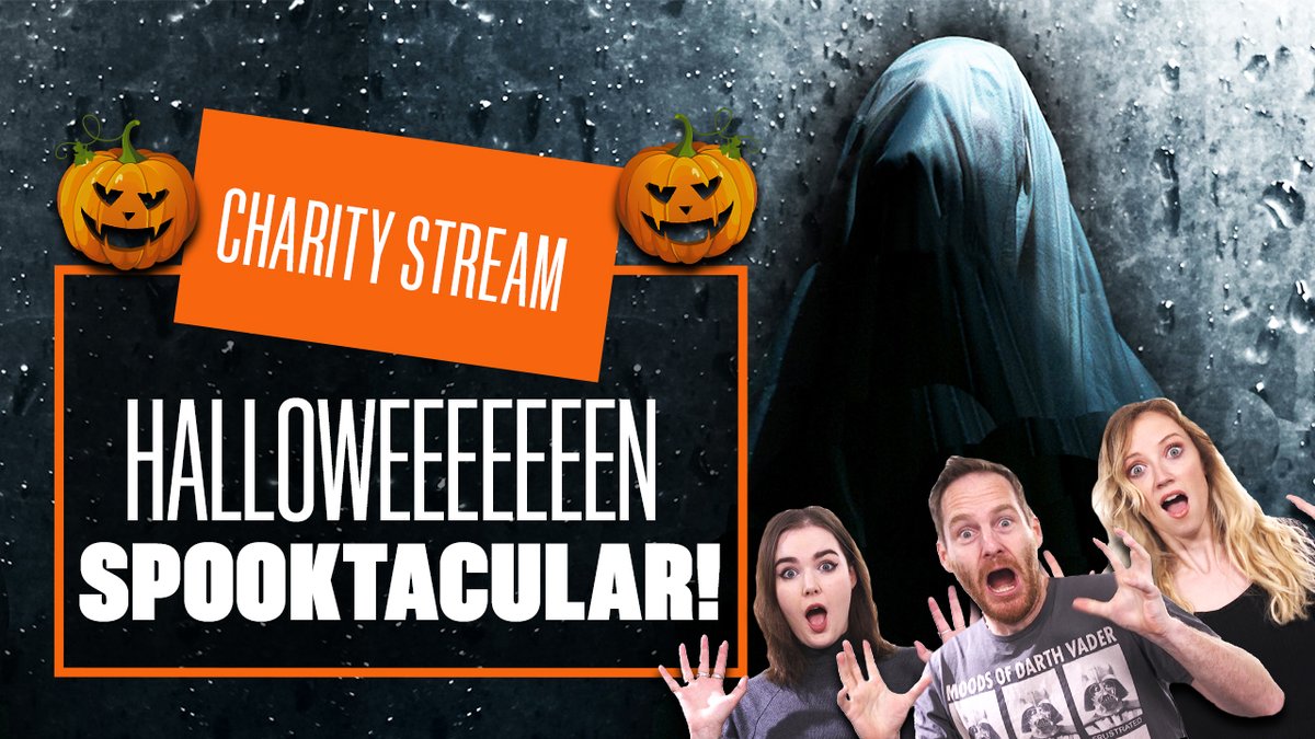 eurogamer's tweet image. 🔴 LIVE NOW: Get ready for Six Hours of Screams as @IanHigton @zoe_dels and @AoifeLockhart host a Hallostream Spooktacular in aid of @FareShareUK 👻🎃🦇🕷 youtube.com/watch?v=N5ldHj…