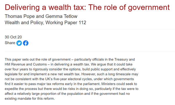 How would government actually deliver a wealth tax?  https://www.wealthandpolicy.com/wp/112.html  @tompope0  @gemmatetlow  @instituteforgov