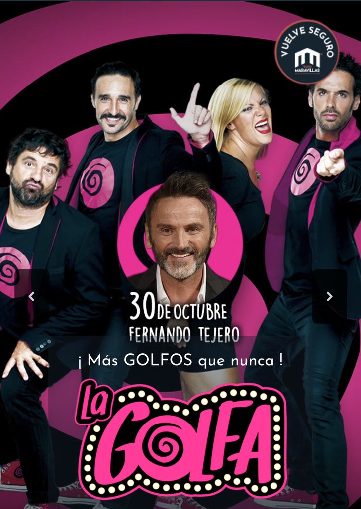 TMaravillas's tweet photo. Hoy a las 20’30h #lagolfa de @jammingteatro con @fertejerom 👏🏻👏🏻👏🏻
Y mañana especia #Halloween
https://t.co/wWZfgFEiwM https://t.co/cULDUezaLW