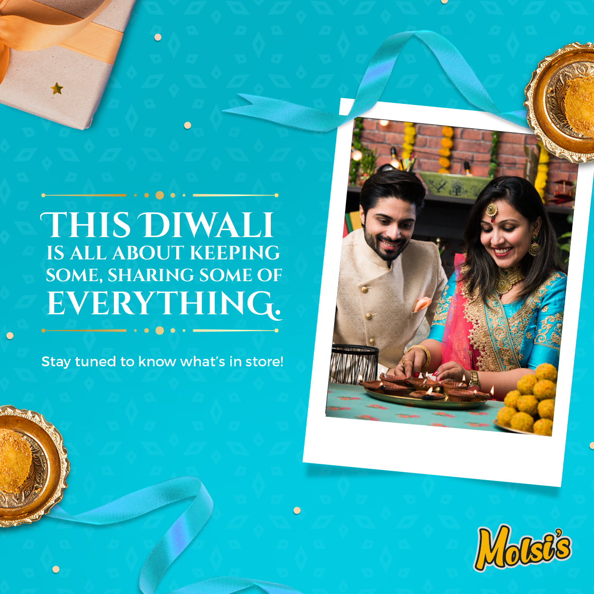 MolsisIndia's tweet photo. Share some Diwali treats with your loved ones, sneak some for yourself. Celebrate Diwali differently, this year, with Molsi’s. We have #SomethingForEveryone in store. Stay tuned to know more!
#Molsis #MindfullyDelicious #MolsisNuts #Diwali2020 #Diwalivibes #Happydiwali https://t.co/lWfp38ZtjX