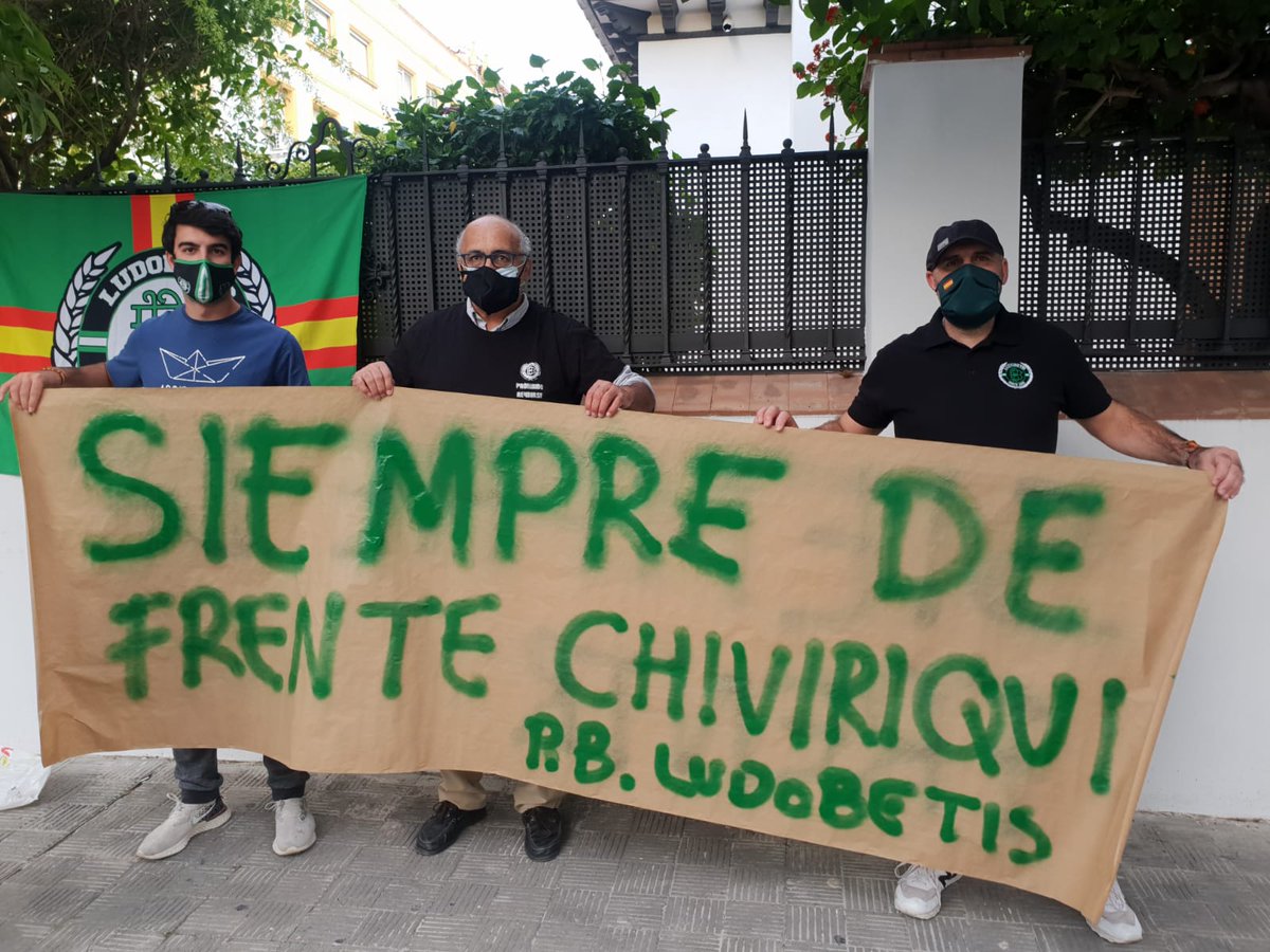 Ánimo presi!! Tu peña esta contigo! <a href="/ManueldelosSan2/">Manuel de los Santos</a> #fuckcovid19