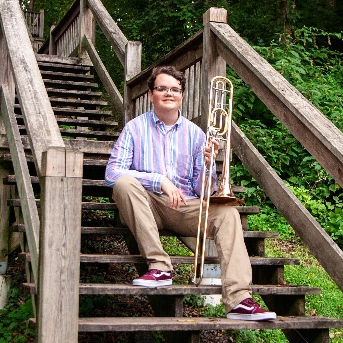 Today's Friday Feature:

Hunter Maddock - Hagerstown, MD
B.M. Applied Music, Trombone Performance
Freshman

Highlights:
10th yr playing Trombone (!!)
Future Music Therapist
Potomac Valley Youth Orchestra Philharmonica
Barbara Ingram Band and Orchestra
