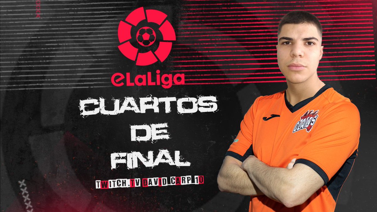 #CLWFIFA | Hoy tenemos directazo de @david_carp_10 jugando los cuartos de la @esportslaliga!! No te lo pierdas! ⚽

⏰ 19:45H🇪🇸
🏆Cuartos de final
🆚 @Sanskaar21 
📺 twitch.tv/david_carp_10?…

#FeelTheClaw