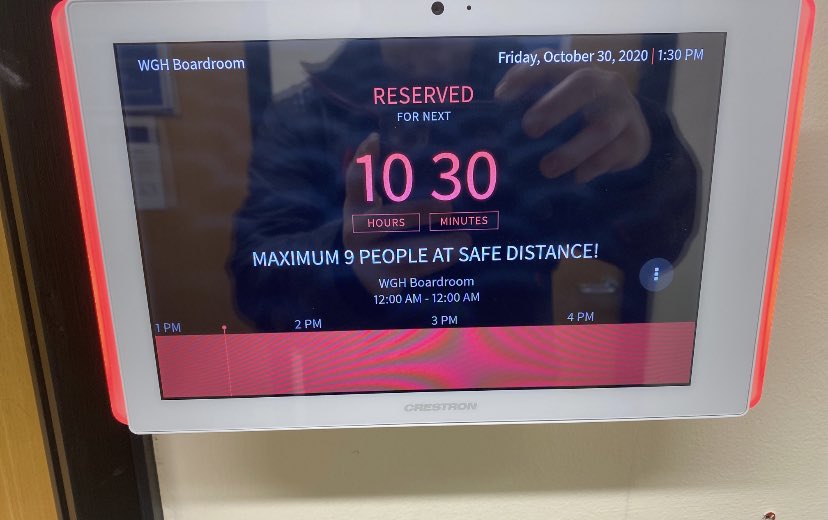 Great working with the guys from <a href="/ViewpointAV/">Viewpoint AV</a> this week! Full capability and automated MS Teams Room system now installed into the WGH boardroom, along with an external scheduling/booking screen!!